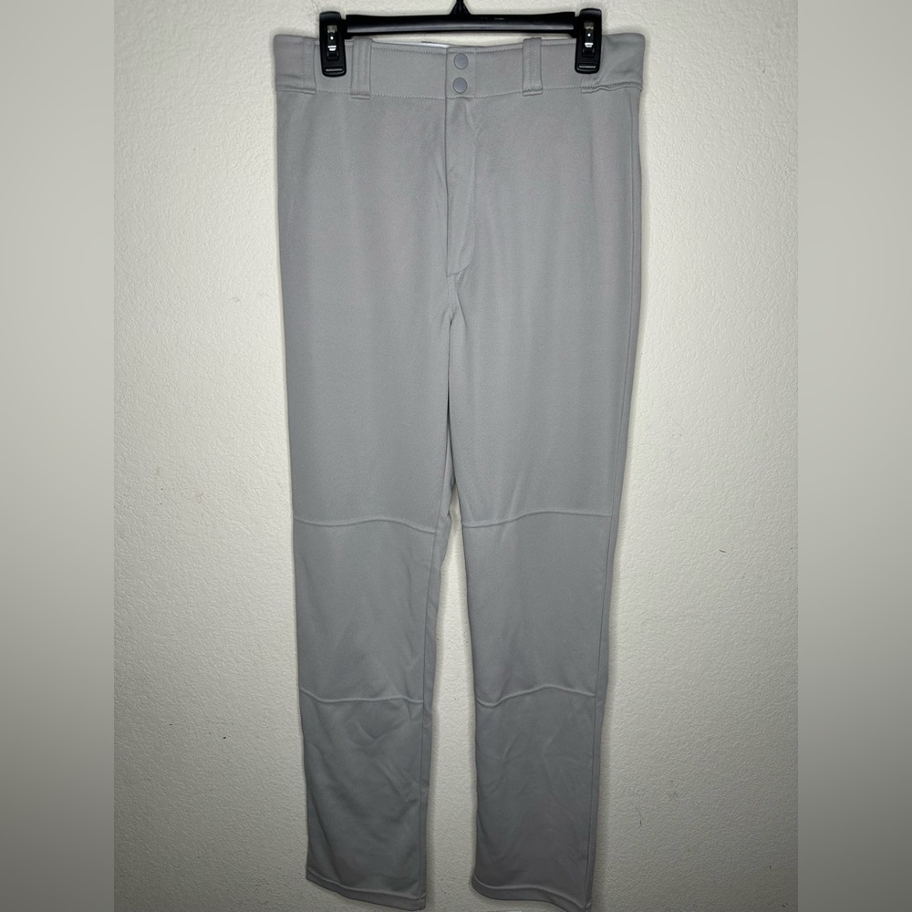 Rawlings Mens Medium Baseball Pants Gray Semi Relaxed Fit NWT 31x32